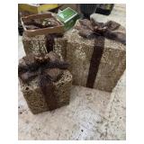 Light up Christmas boxes