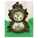 Metal French provincial clock