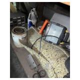 Everything on shelf, including bolt bin, shop