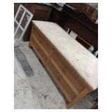 Lane Rattan Cedar line hope chest with seat