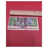 1959 500 Mile International Sweepstakes Ticket