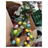 Wreaths ready to decorate, Easter,  white floral