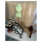 decorative mannequin jewelry stand, planter,