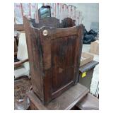 Wooden wall hanging sewing cabnet 15'wx22'hx7'd