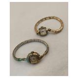 Caravelle and Elgin vintage lady's watches