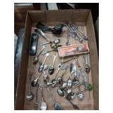 Collectible spoons in flat