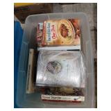 Cook books & gardening in large Tote