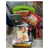 Large group of cook books