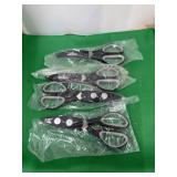 4 Pair Magnetic Specialty Kitchen Scissors