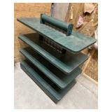 four-tiered commercial retail display Shelves on