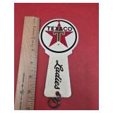 Texaco Gas Station Ladies Room Keychain