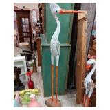 Wood Heron orange & white 59'
