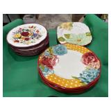 Pioneer Woman Plates, Jubilee, Blossom Jubilee,