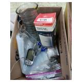 Coffee mill, utensils, vase & more