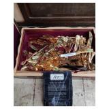 Beautiful Rogers gold colored christmas flatware