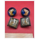 4 Horse Bridle Rossettes