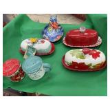 Pioneer woman, butter, dishes, salt, and pepper,