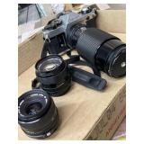Canon AE-1  program film camera with 70ï¿½210 mm