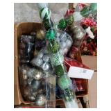 Large Group of new Christmas ornaments filled to
