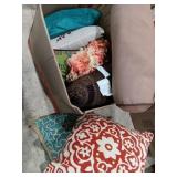 Colorful decorative pillows