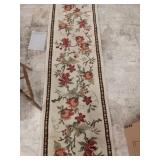Floral runners 10' mauve, cream & green