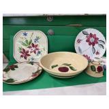 Mixed Kitchen Ware Spagetti Bowl, Plate and