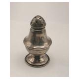 Silver salt  shaker Marked Sterling.  .265oz
