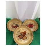 Recipe Pie Pans Cherry, Apple and Pecan
