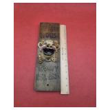 Cast Iron Bottle Opener on a stick