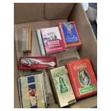 Collectible plane cards, 1982 world fair spoon,