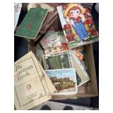 Collectible postcards and other vintage