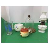 Victorian Style Display Cloche, 7ï¿½ Hurricane Lamp