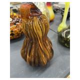Art Glass squash, 9 inches tall