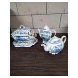 Group of vintage Mason's Patent Ironstone China: