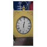 Metal decorative wall clock