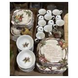 222 Fifth Yuletide Celebration  dinnerware set,
