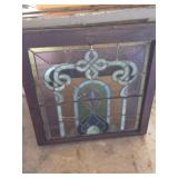 27 x 28" Stained Glass Window