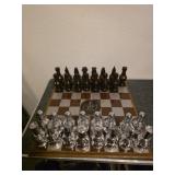 Avon chess Set ( missing 1 pawn)