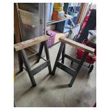 2 saw horses 26" high