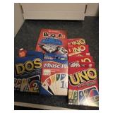 Boggle, Uno, Phase 10 and DOS games