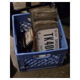 Crate o license plates