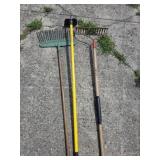 2 Rakes and a Hoe