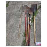 5 Long Handled Shovels