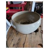 Pot with assorted hooks