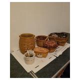 5 Halloween and Fall Longaberger Baskets 1 Candy