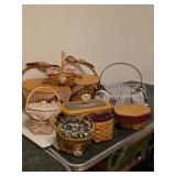 9 longaberger baskets, Homestead , Cisco and more