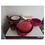 Rachael Ray Sonoma wooden bowl other assorted