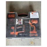 Black and Decker  20v Lithium Ion 2 tool combo