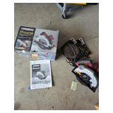 Chicago Electric circular saw with extra blades