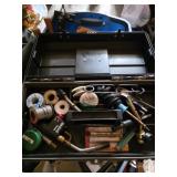 Torches, tanks, solder, flux and more in a tool